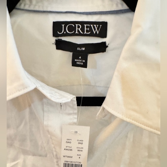 NWT Slim-fit stretch cotton poplin shirt
Size 4 - Picture 4 of 8